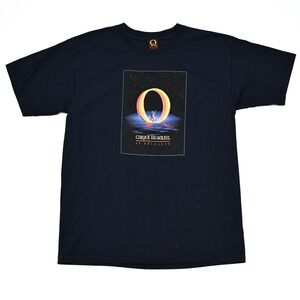 Vintage Cirque Du Soleil At Bellagio O Shirt Mens Large Black Graphic Print Tee‎